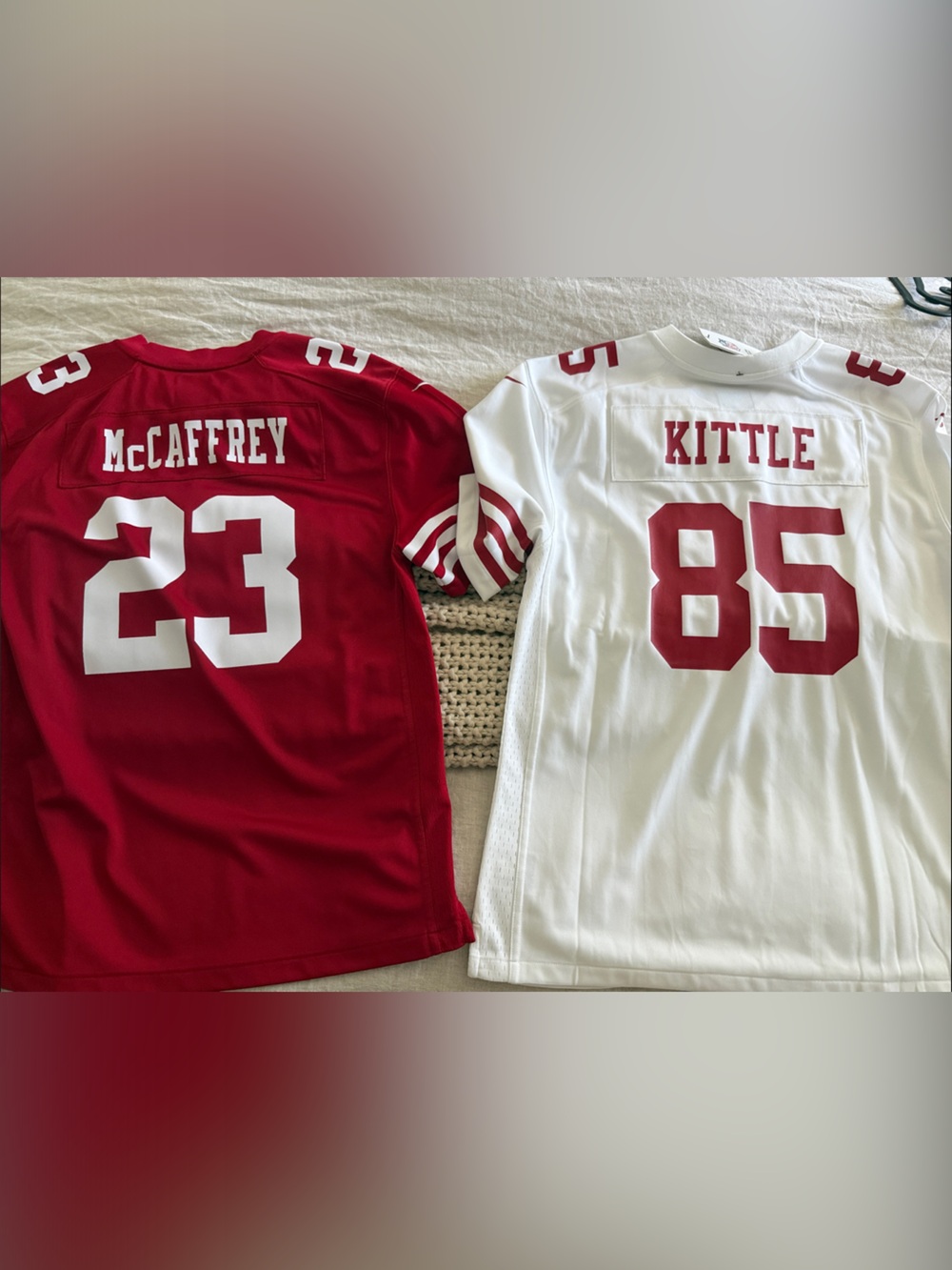 Two Nike NFL Engineered Football Jerseys